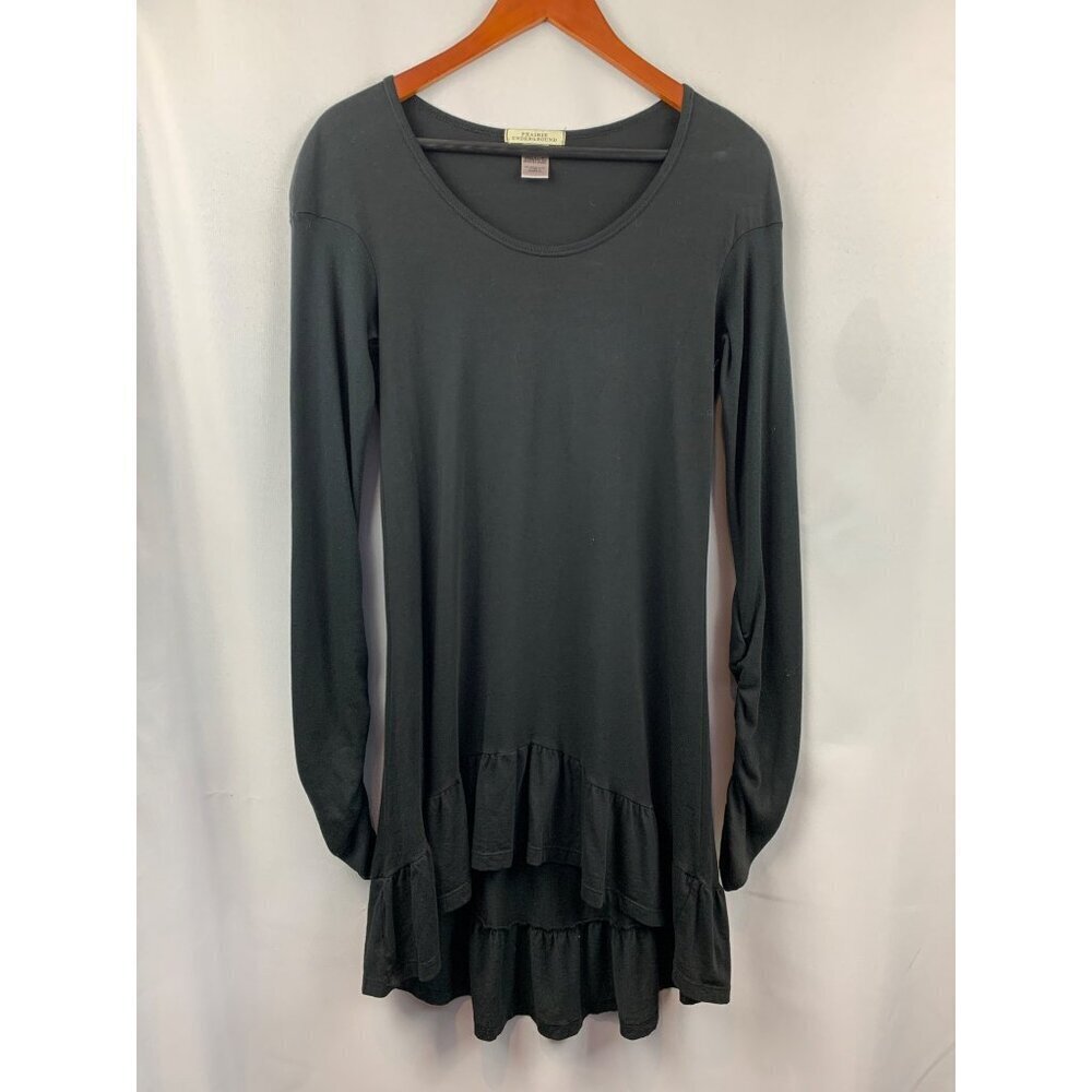 Women’s Prairie Underground Black Low High Shirt Size XS